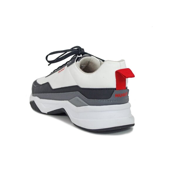 Hugo Boss Gray/White Block Runn Sneakers Size: EU 45 - Picture 4 of 12